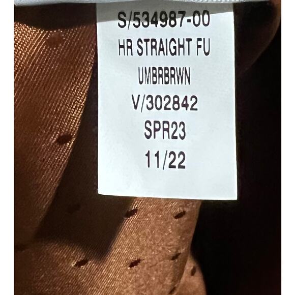 NWT Women's Banana Republic Brown Sculpted Stretch Trousers Size 18 - Picture 9 of 10